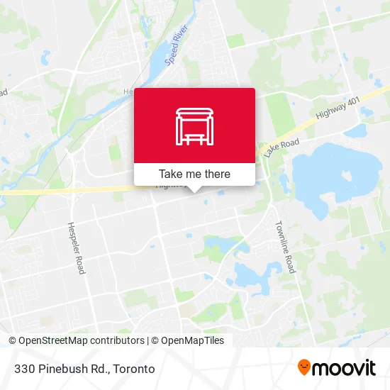 330 Pinebush Rd. map