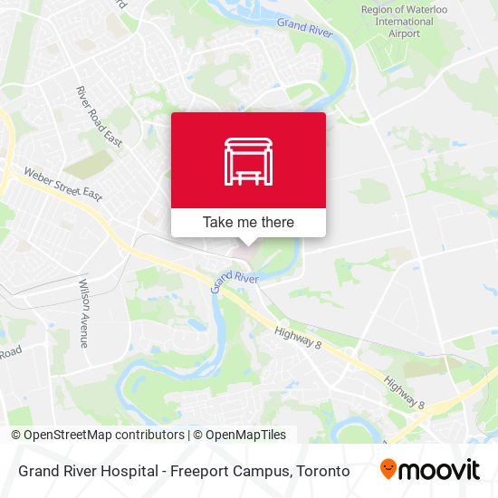 Grand River Hospital - Freeport Campus map