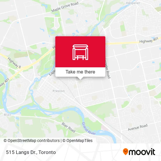 515 Langs Dr. map