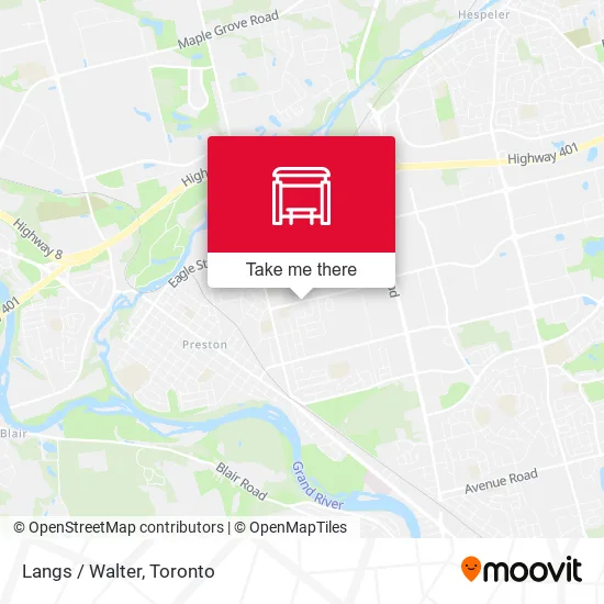 Langs / Walter map