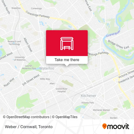 Weber / Cornwall map
