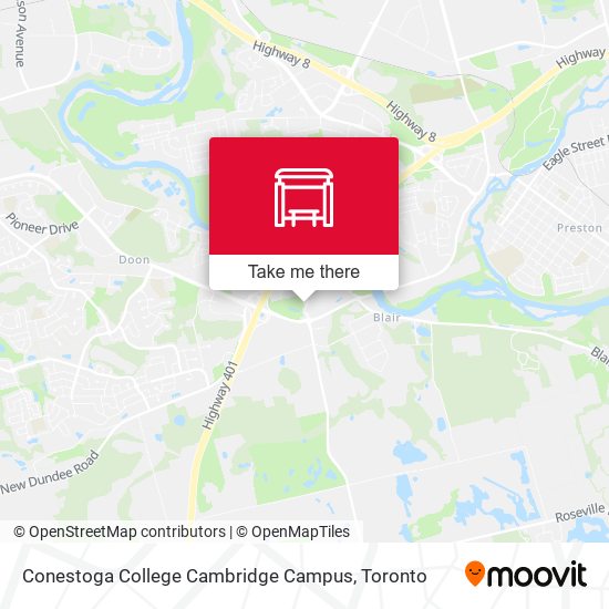 Conestoga College Cambridge Campus plan