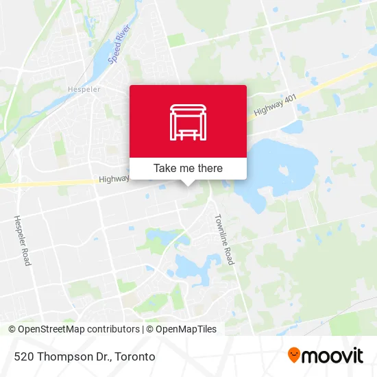520 Thompson Dr. map