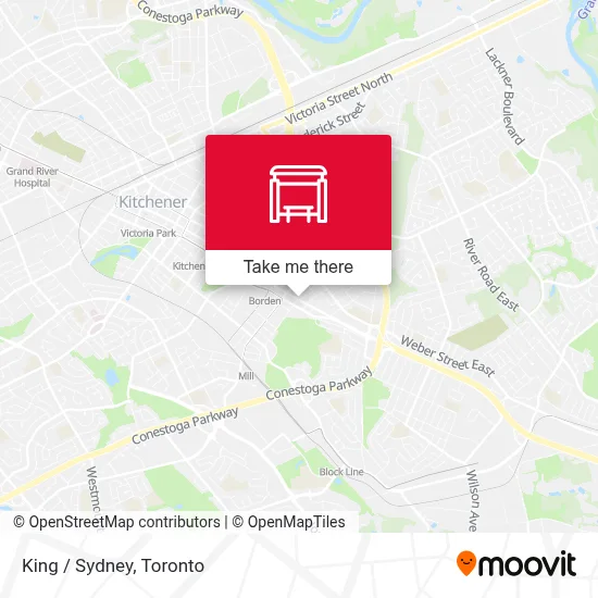 King / Sydney map
