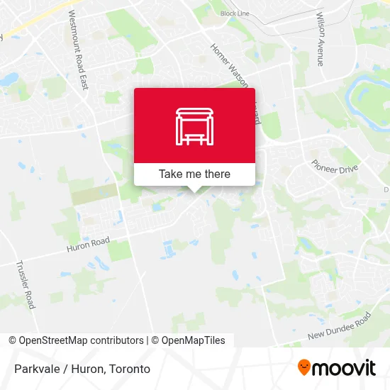 Parkvale / Huron map