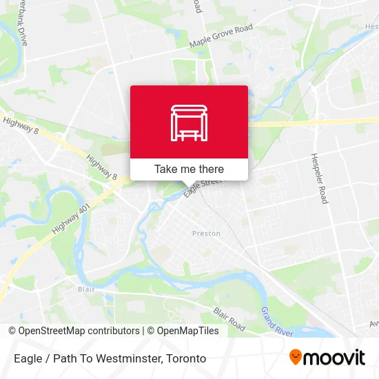 Eagle / Path To Westminster map