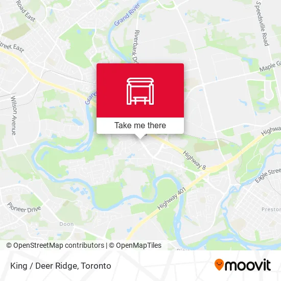 King / Deer Ridge map