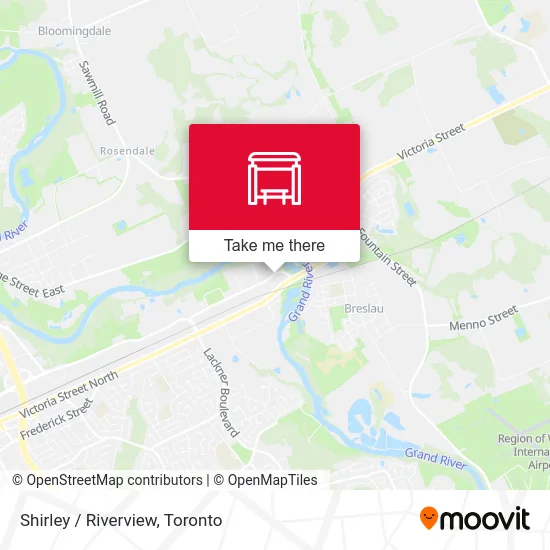 Shirley / Riverview map