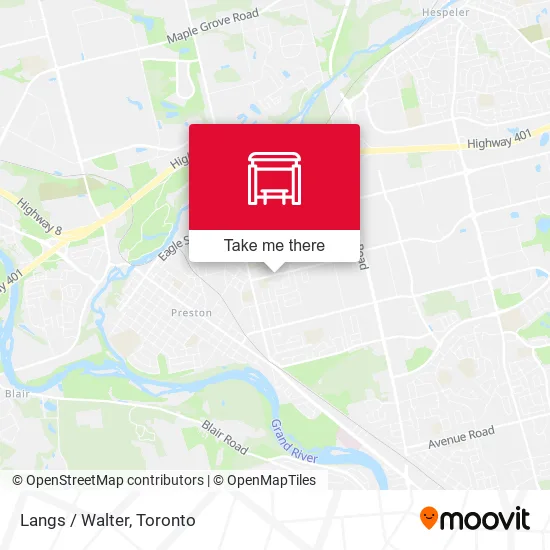 Langs / Walter map