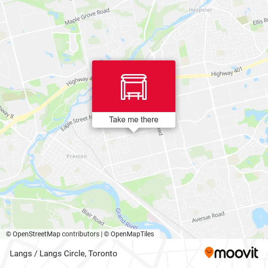 Langs / Langs Circle map
