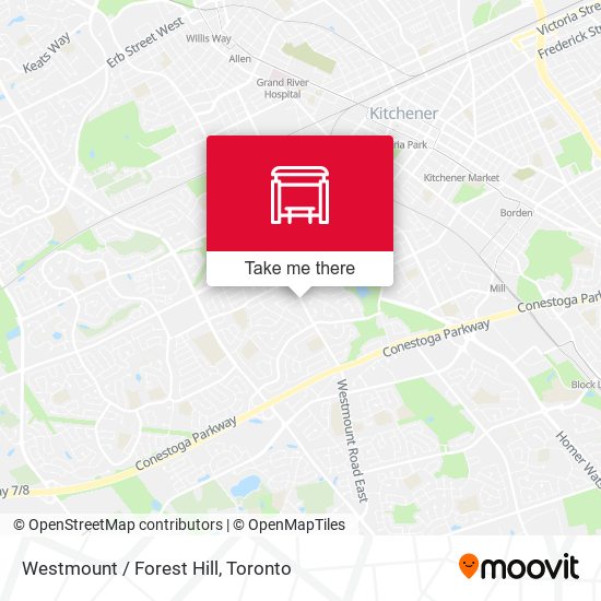 Westmount / Forest Hill map