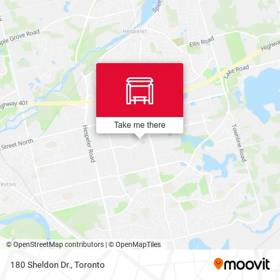 180 Sheldon Dr. map