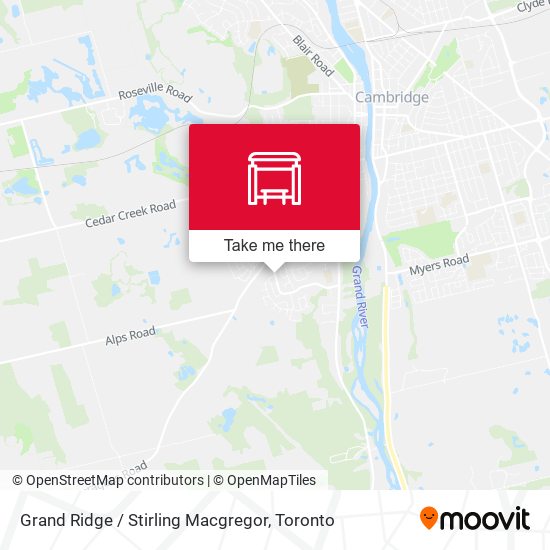 Grand Ridge / Stirling Macgregor map