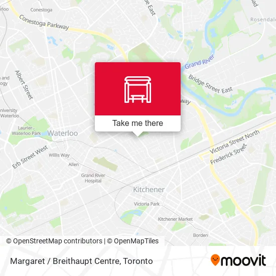 Margaret / Breithaupt Centre map