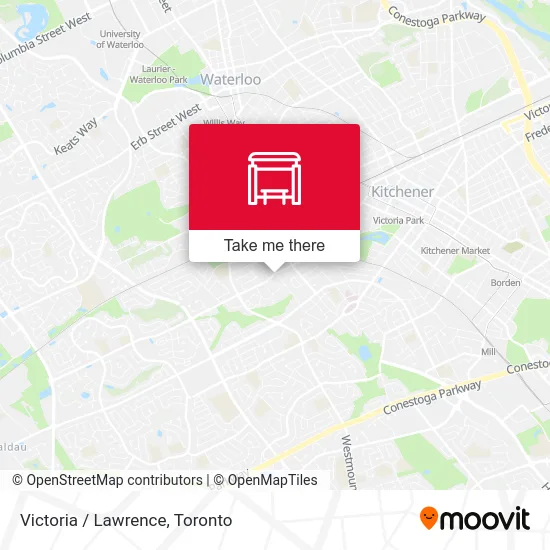 Victoria / Lawrence map