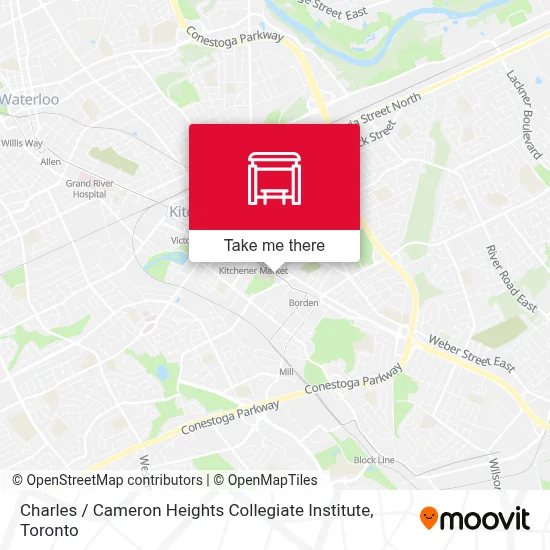 Charles / Cameron Heights Collegiate Institute map