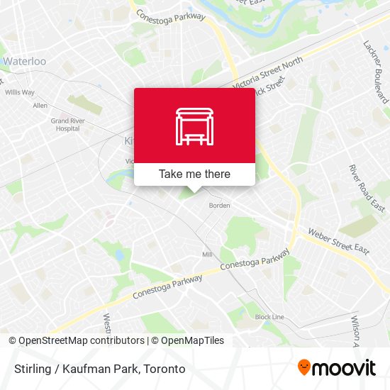 Stirling / Kaufman Park map