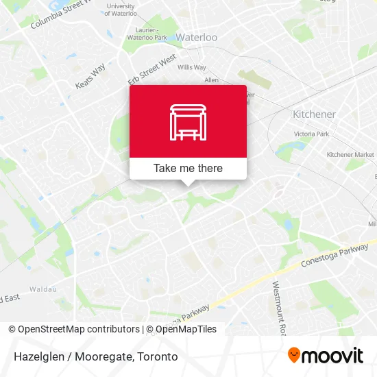 Hazelglen / Mooregate map