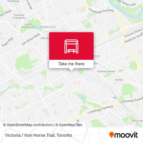 Victoria / Iron Horse Trail map