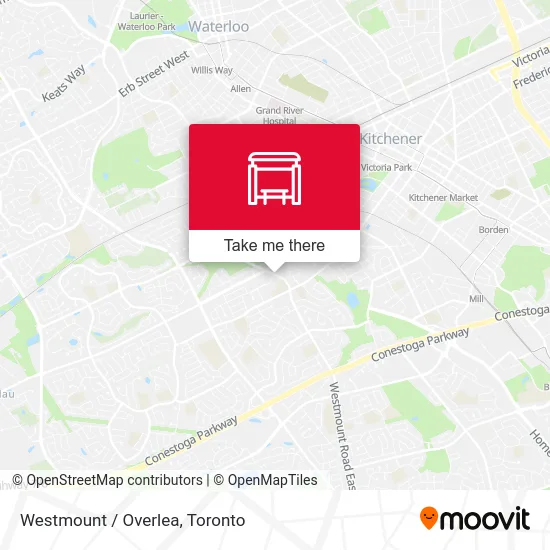 Westmount / Overlea map