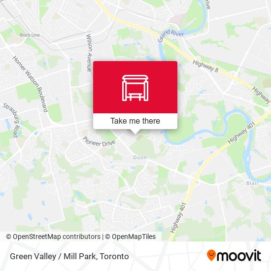 Green Valley / Mill Park map