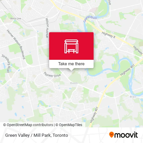 Green Valley / Mill Park map