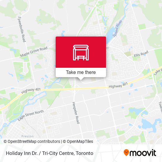 Holiday Inn Dr. / Tri-City Centre plan