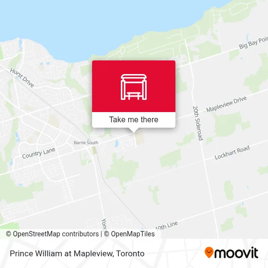 Prince William at Mapleview map