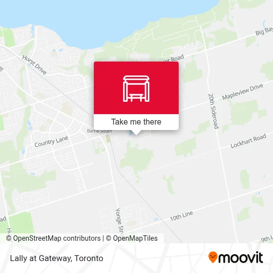 Lally at Gateway map