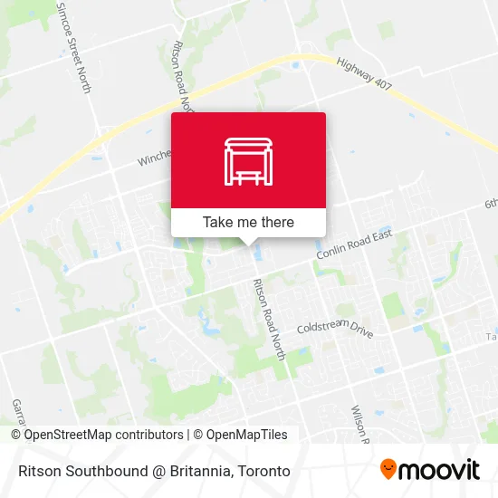 Ritson Southbound @ Britannia map