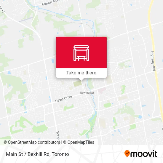 Main St / Bexhill Rd map