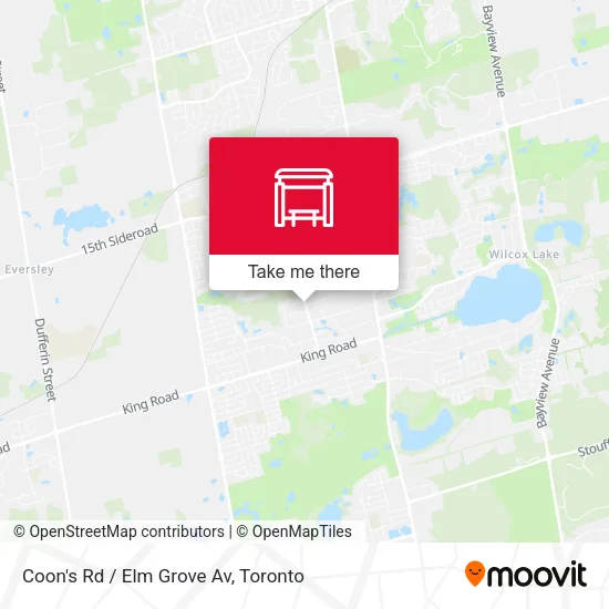 Coon's Rd / Elm Grove Av map