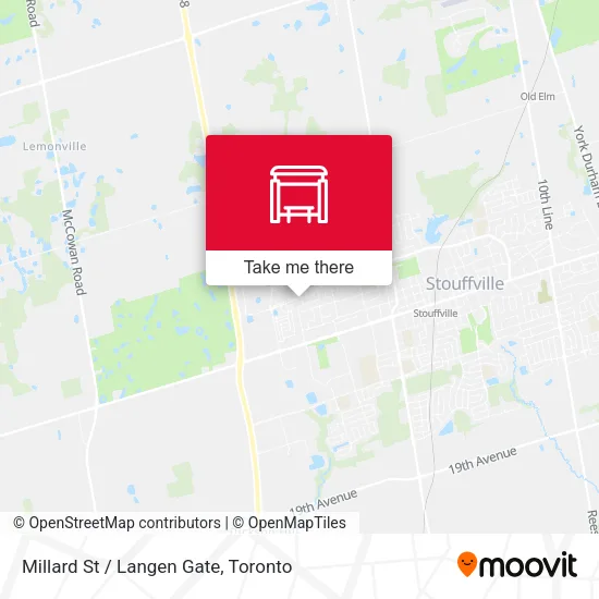 Millard St / Langen Gate map