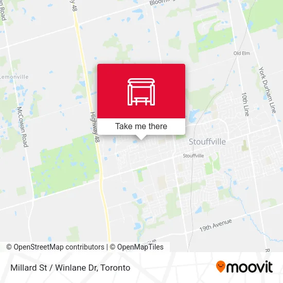 Millard St / Winlane Dr map