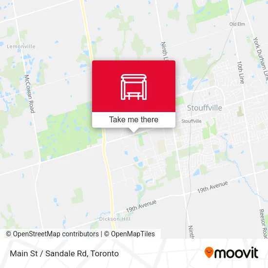 Main St / Sandale Rd map