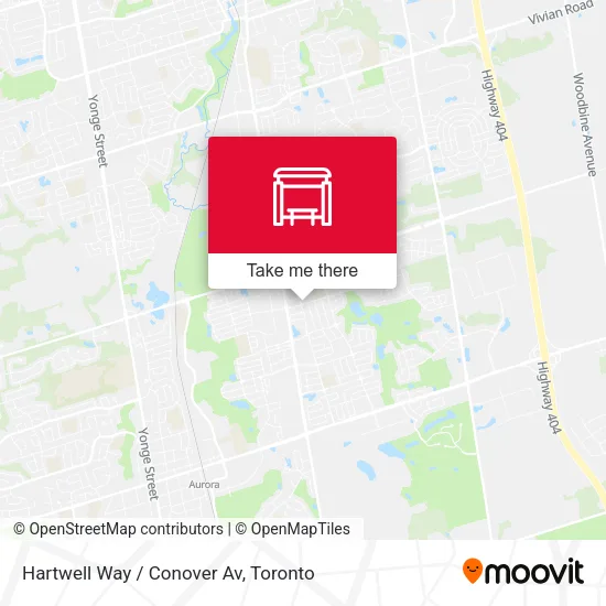 Hartwell Way / Conover Av map