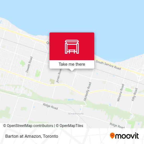 Barton at Amazon map