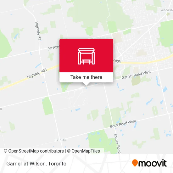 Garner at Wilson map