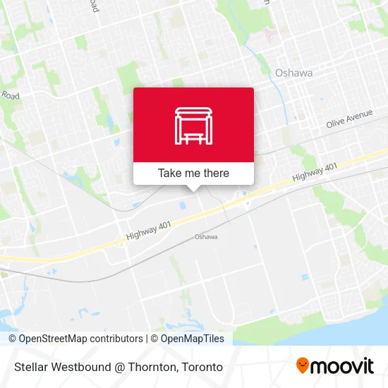 Stellar Westbound @ Thornton map