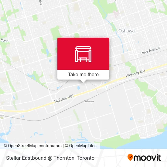 Stellar Eastbound @ Thornton map