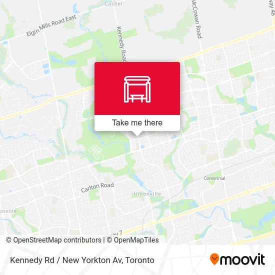 Kennedy Rd / New Yorkton Av map