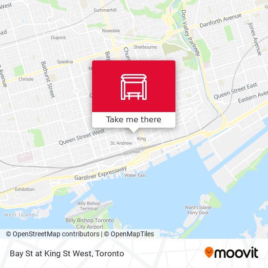 Bay St at King St West plan