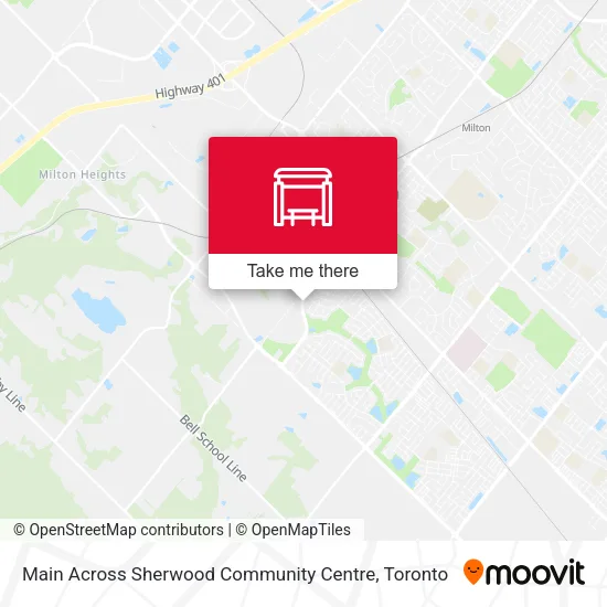 Main Across Sherwood Community Centre map