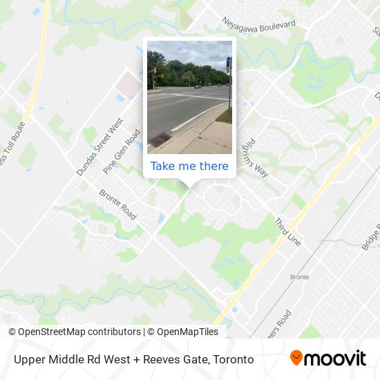 Upper Middle Rd West + Reeves Gate plan