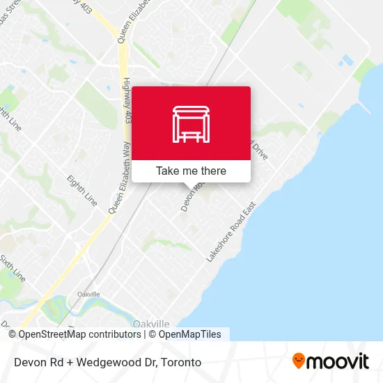 Devon Rd + Wedgewood Dr map