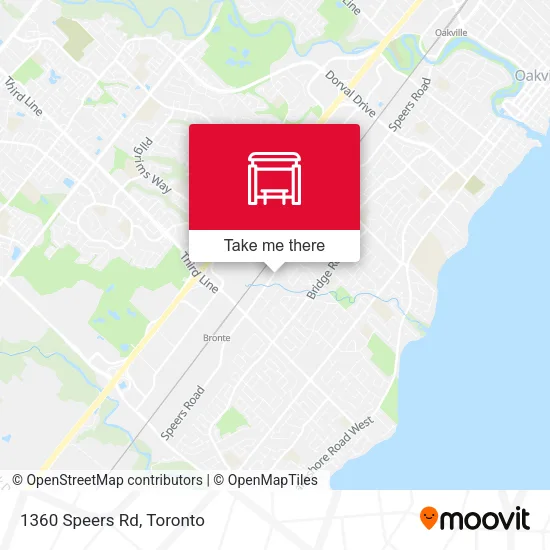 1360 Speers Rd map