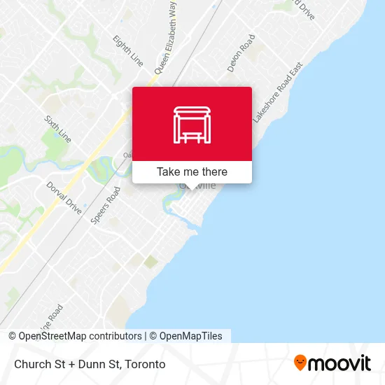 Church St + Dunn St map