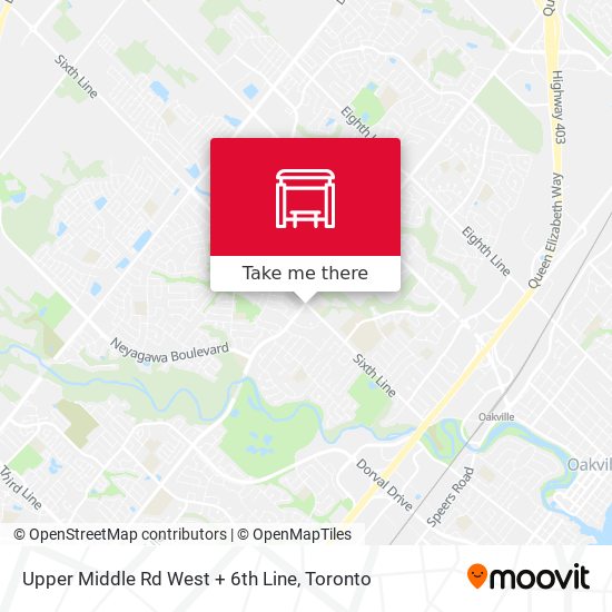 Upper Middle Rd West + 6th Line plan