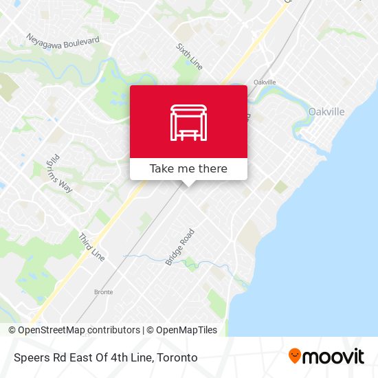 Speers Rd East Of 4th Line map