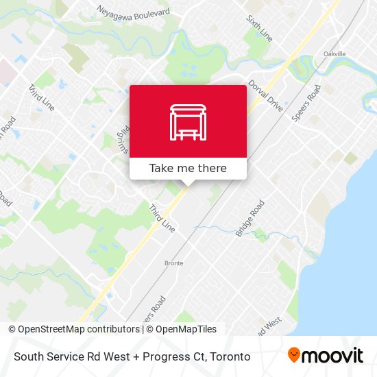 South Service Rd West + Progress Ct plan